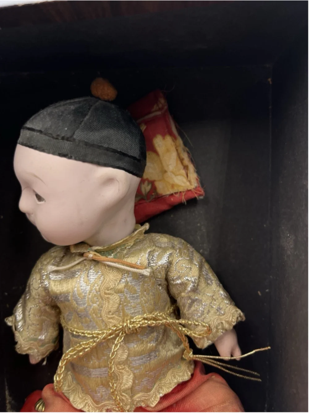 VTG Japanese Asian Ichimatsu GoFun Boy Doll jointed composition doll HTF , SEE